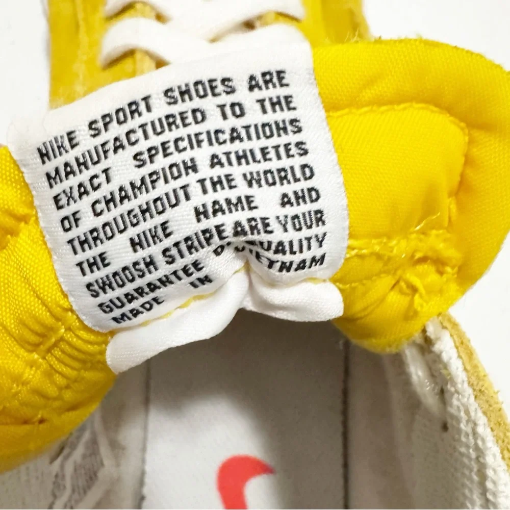 Nike Blazer Low '77 Vintage Suede Speed Yellow White 10